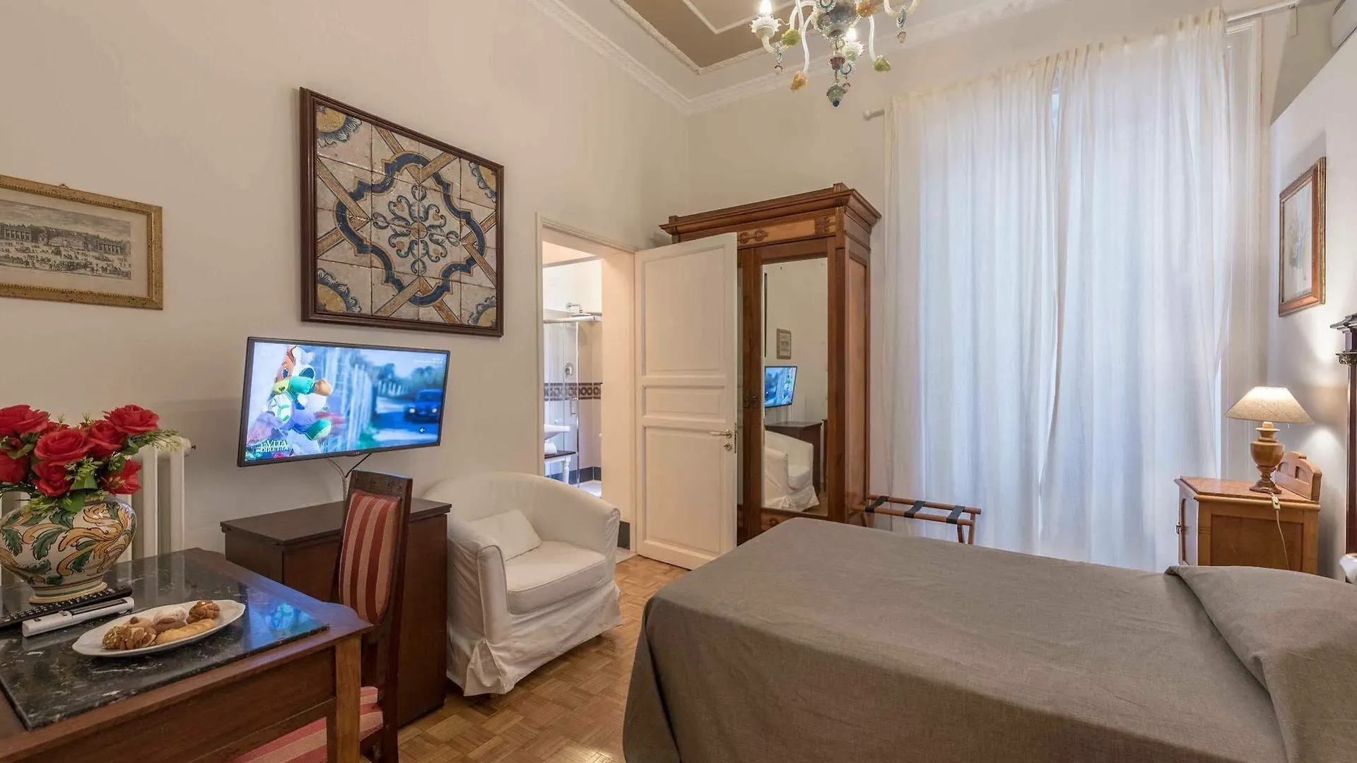Bed and Breakfast Palazzo Benso à Palerme Couette-café